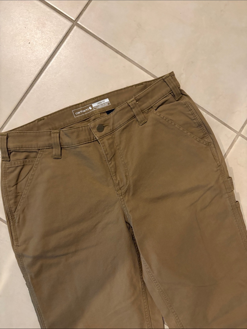 NWT carhartt women’s sz 8 tall canvas work pants 907 - Picture 2 of 6